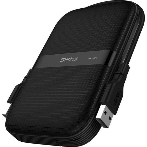 Dysk zewnętrzny Silicon Power Armor A60 5TB 2.5 USB 3.2 5400 obr/min Black