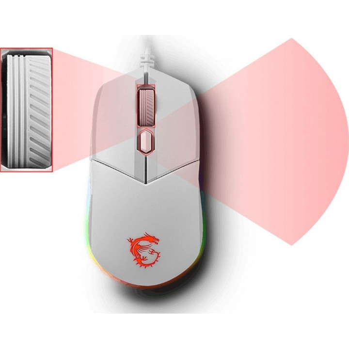 Zestaw klawiatura + mysz MSI VIGOR GK30 COMBO White