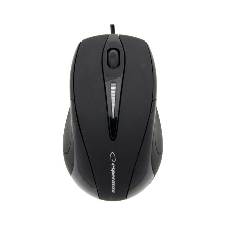 Mysz Esperanza EM102K (optyczna; 800 DPI; kolor czarny)