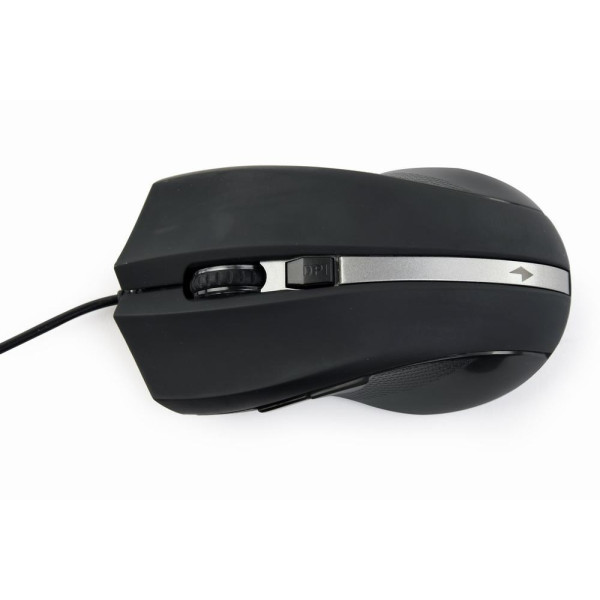 GEMBIRD MYSZ MUS-GU-02 USB G-LASER 2400DPI 6-PRZYCISKÓW CZARNA