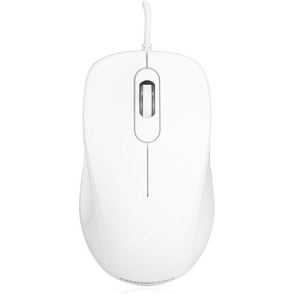 Mysz MODECOM M10 M-MC-0M10-200 (optyczna; 1000 DPI; kolor biały)