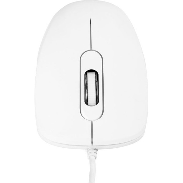 Mysz MODECOM M10 M-MC-0M10-200 (optyczna; 1000 DPI; kolor biały)