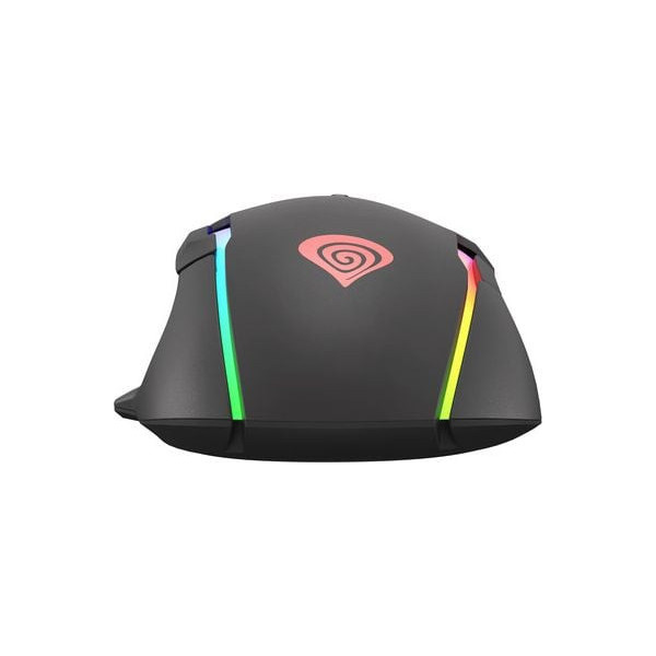 Mysz NATEC Genesis Xenon 220 RGB NMG-1572 (optyczna; 6400 DPI; kolor czarny)