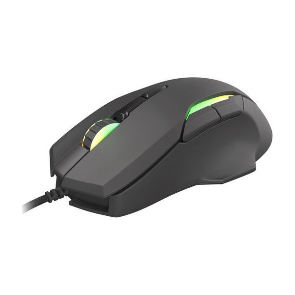 Mysz NATEC Genesis Xenon 220 RGB NMG-1572 (optyczna; 6400 DPI; kolor czarny)