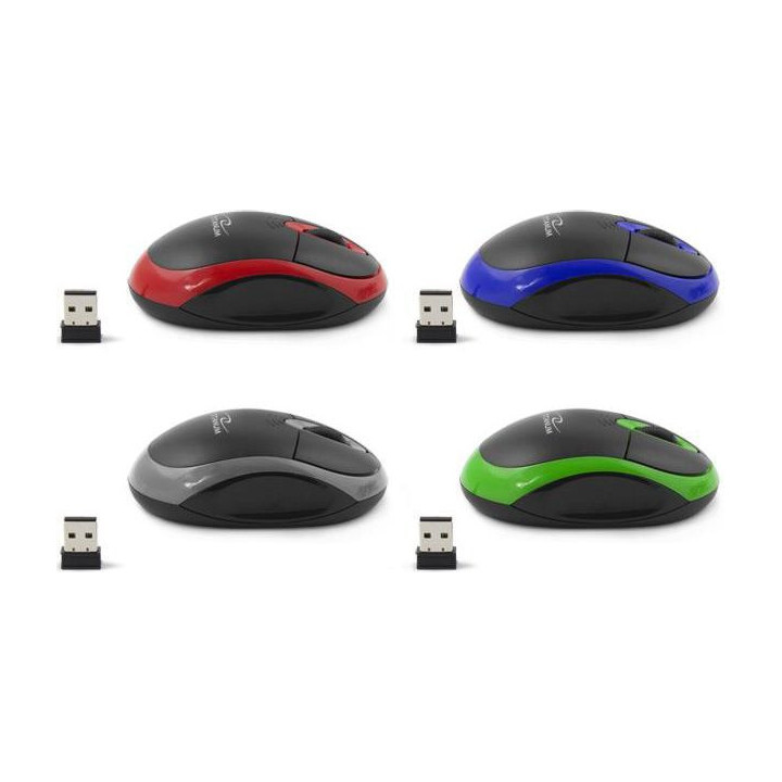 Mysz komputerowa TITANUM VULTURE TM116R (optyczna; 1000 DPI; kolor czarny kolor czerwony)