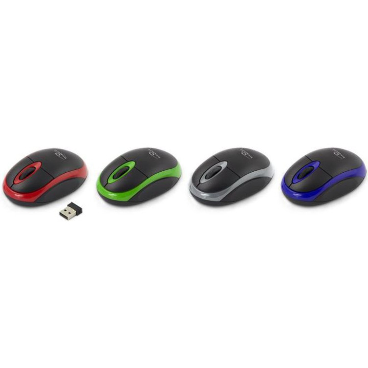 Mysz komputerowa TITANUM VULTURE TM116R (optyczna; 1000 DPI; kolor czarny kolor czerwony)