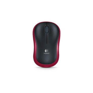 Mysz bezprzewodowa Logitech M185 910-002237 (optyczna; 1000 DPI; kolor czerwony)