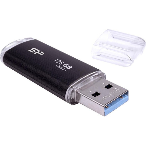 Pendrive Silicon Power Blaze B02 128GB USB 3.1 kolor czarny (SP128GBUF3B02V1K)