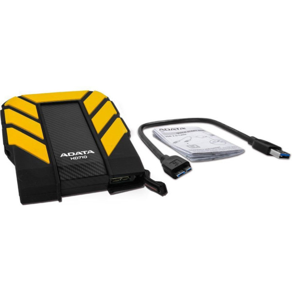 ADATA DashDrive Durable HD710 2TB 2.5'' USB3.1 Yellow