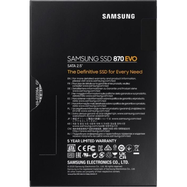 Dysk SSD Samsung 870 EVO MZ-77E1T0B 1TB SATA