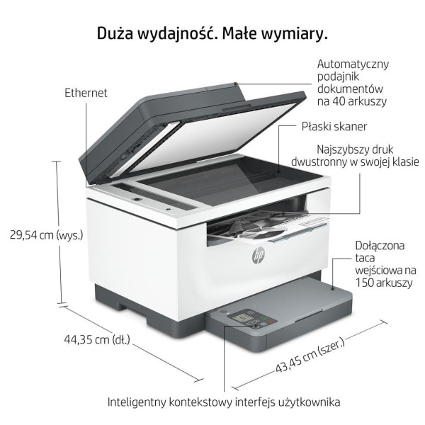 HP LaserJet MFP M234SDN Mono Duplex ADF