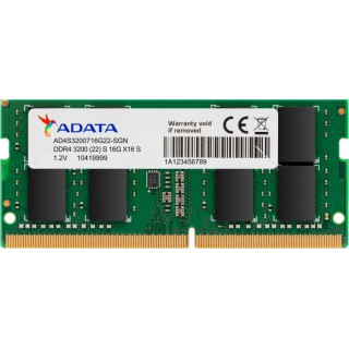 Pamięć - ADATA 16GB [1x16GB 3200MHz DDR4 CL22 SODIMM]