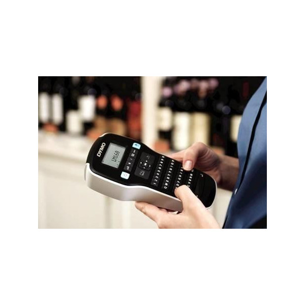 Dymo- drukarka etykiet LM 160 Value Pack+3xS0720530 taśma D1 czarna/biała 12mm