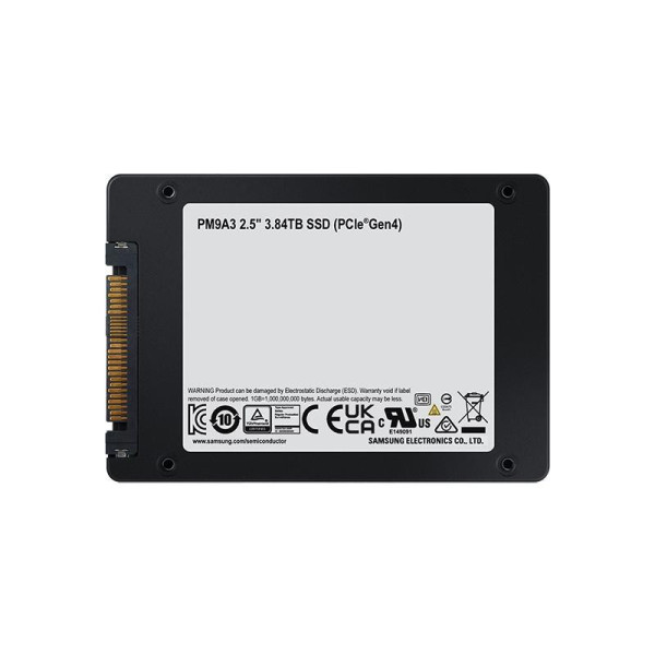Dysk SSD Samsung PM9A3 3.84TB U.2 NVMe Gen4 MZQL23T8HCLS-00A07 - DPWD 1 - 