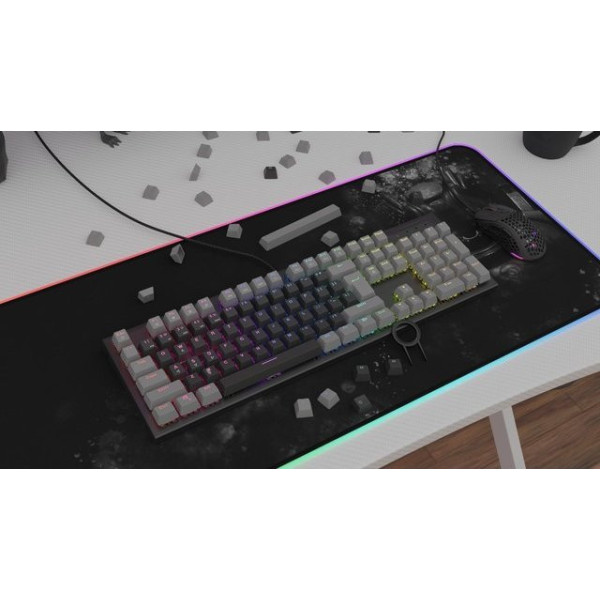 Genesis Lead 300 szare Double Shot Keycaps