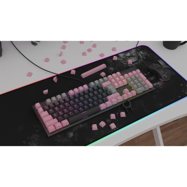 Genesis Lead 300 różowe Double Shot Keycaps