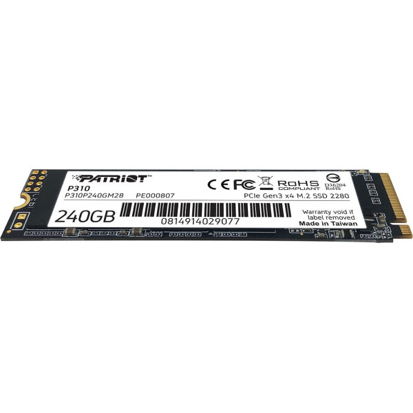 Patriot P310 PCIe NVMe 240GB