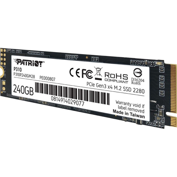 Patriot P310 PCIe NVMe 240GB