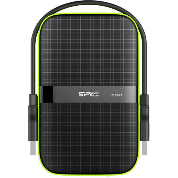 Dysk zewnętrzny Silicon Power Armor A60 5TB 2.5 USB 3.2 5400 obr/min Green-Black