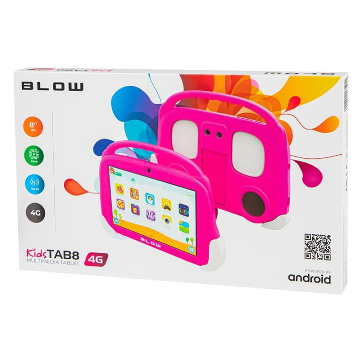 Tablet BLOW TABLET KIDSTAB8 4G 4/64GB RÓŻOWE ETUI