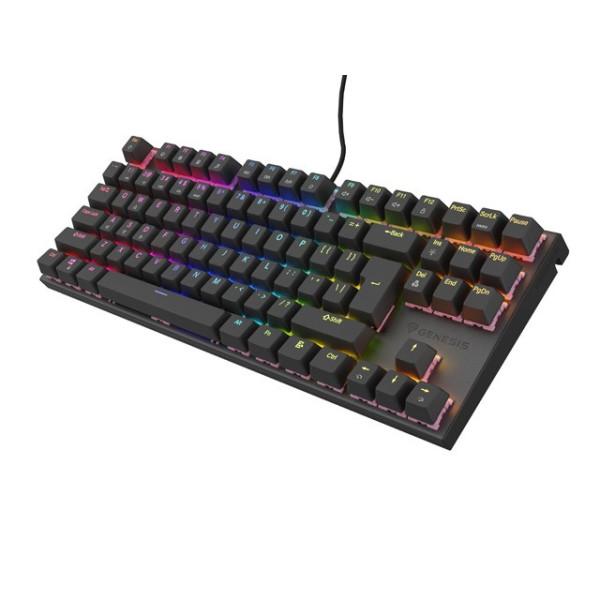 Genesis Thor 303 TKL RGB czarna Outemu Peach Silent
