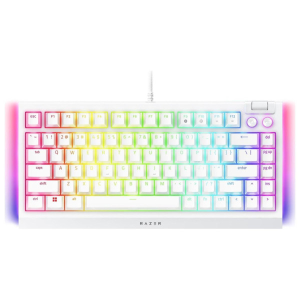 Razer BlackWidow V4 75%US White