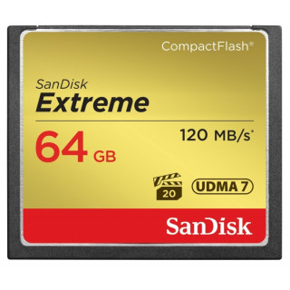 Karta pamięci - SanDisk CF 64GB Extreme 120/85 (SDCFXSB-064G-G46)