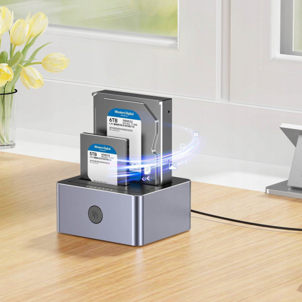 Unitek Stacja klonująca dyski 2 x SATA 2,5''/3,5'' USB-C 10Gbps