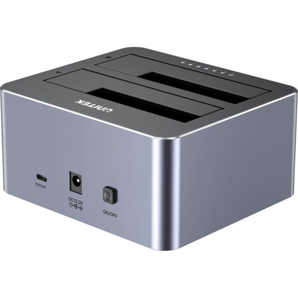 Unitek Stacja klonująca dyski 2 x SATA 2,5''/3,5'' USB-C 10Gbps