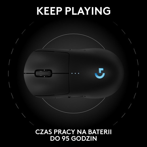 Logitech G Pro 2 Lightspeed Czarny