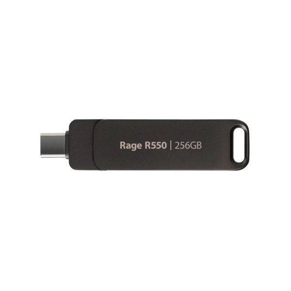 Patriot Rage R550 256GB Dual USB A+C  Alu  100MBs