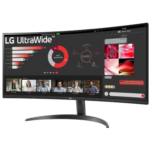 Monitor LG 34WR50QK-B - 34'' | WQHD | VA | 100Hz | HDR