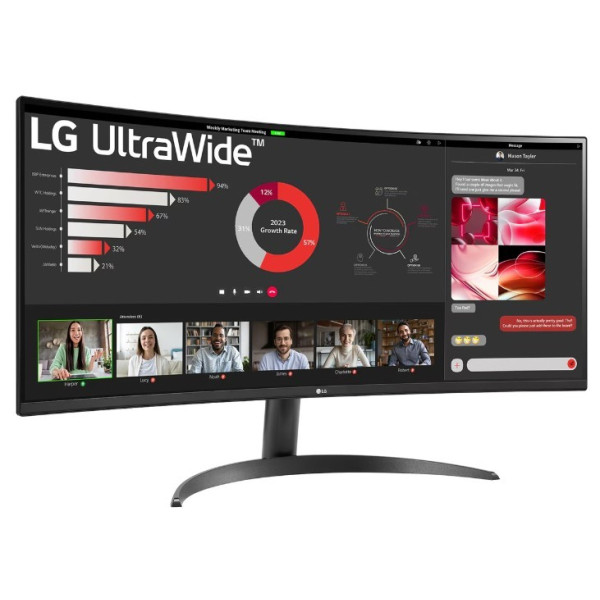 Monitor LG 34WR50QK-B - 34'' | WQHD | VA | 100Hz | HDR