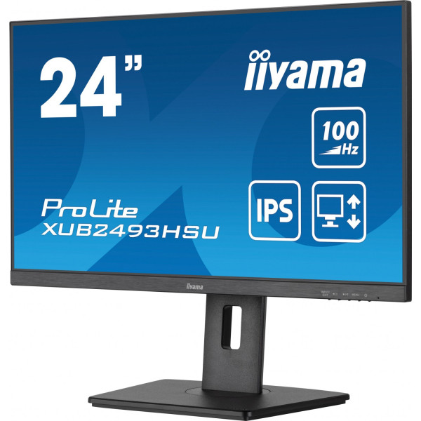 iiyama XUB2493HSU-B7 - 23.8'' | IPS | FHD | 1 ms | 100 Hz | Height adjust, Flicker-free
