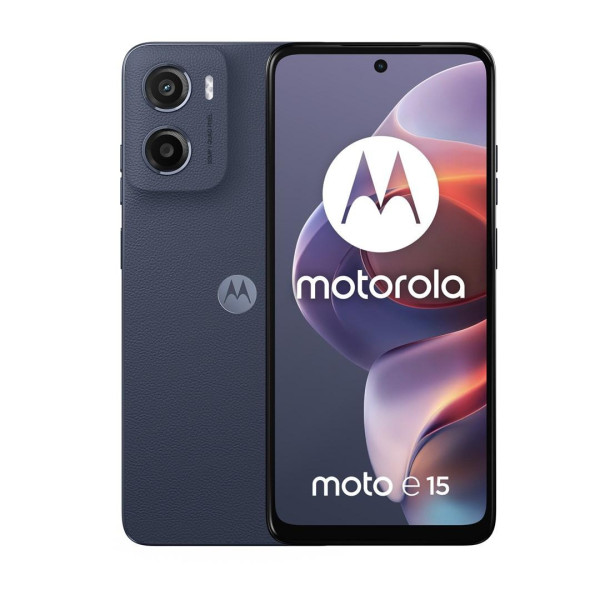 Smartfon Motorola moto e15 PB6S0013FR Helio G81 6,67'' 90Hz 2GB 64GB 4G LTE DS And14Go granatowy