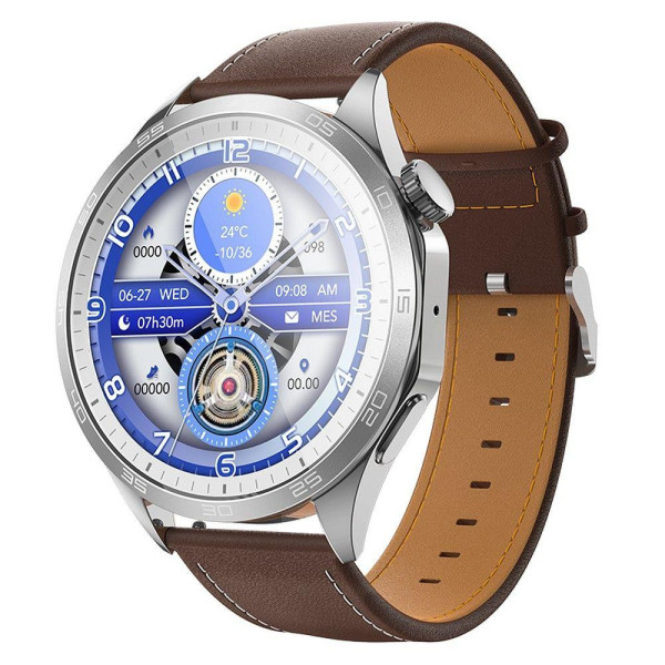 HOCO smartwatch z funkcją rozmowy AMOLED Y21 srebrny