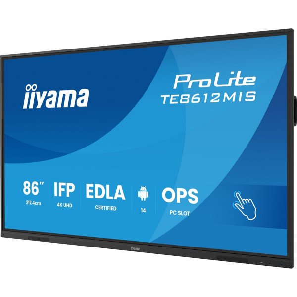 Monitor interaktywny iiyama TE8612MIS-B4AG 86" 4K UHD 24/7 Touch Android 14