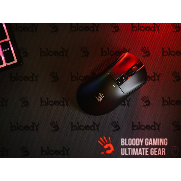 A4Tech Bloody R73 ULTRA BLACK WRLS 2,4G+USB czarna