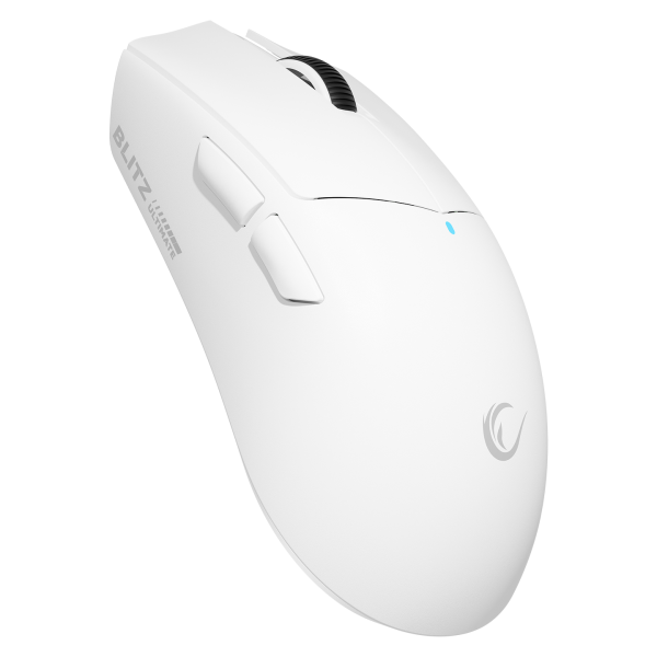 Rampage BLITZ ULTIMATE bezprzewodowa optyczna 8K 30000DPI PAW3950 Biała