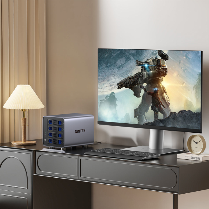 4-dyskowa obudowa RAID 0/1/5/10 / JBOD/ PM Unitek