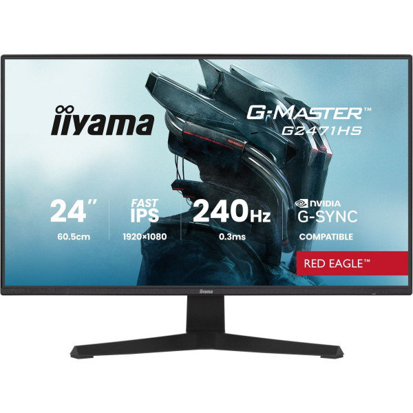 iiyama G-Master G2471HS-B1 Red Eagle - 240Hz | Full HD | Fast IPS | 23.8''