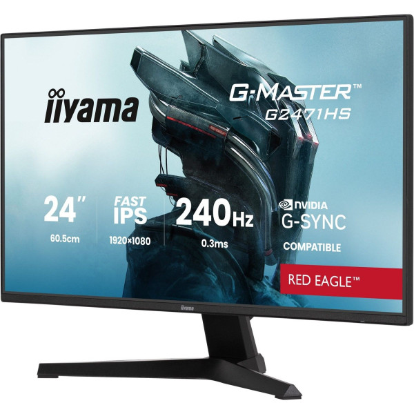 iiyama G-Master G2471HS-B1 Red Eagle - 240Hz | Full HD | Fast IPS | 23.8''