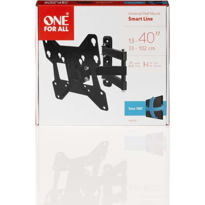 Uchwyt dwuramienny WM2251 One For All dla TV i monitorów komputerowych 13-40''