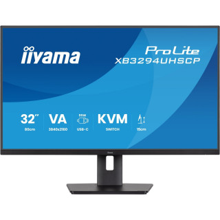 iiyama ProLite XB3294UHSCP-B1 - 4K | KVM | USB-C PD 90W | 31.5''