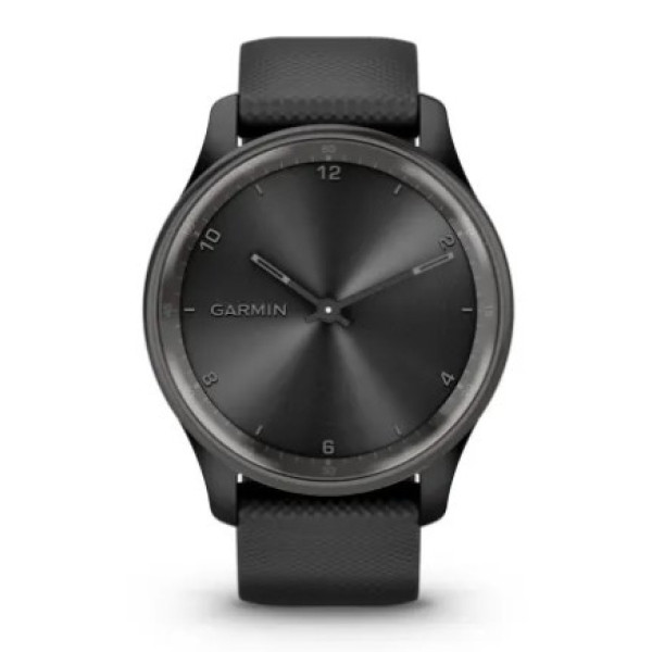 Garmin vivomove Trend (grafitowa ramka / czarna koperta / czarny pasek)