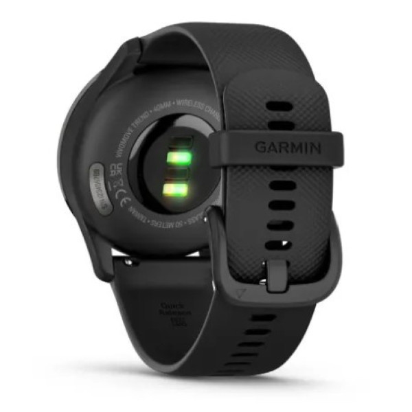 Garmin vivomove Trend (grafitowa ramka / czarna koperta / czarny pasek)