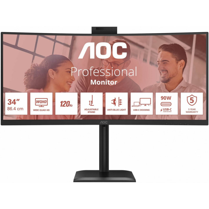 AOC CU34E4CW -120Hz | UWQHD | VA | 34''