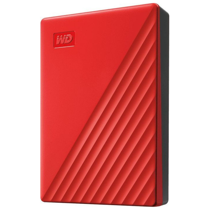 Dysk twardy WD My Passport 4TB czerwony - WDBPKJ0040BRD-WESN - 