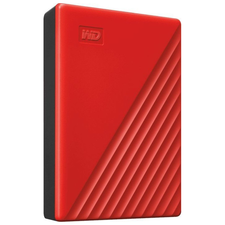 Dysk twardy WD My Passport 4TB czerwony - WDBPKJ0040BRD-WESN - 