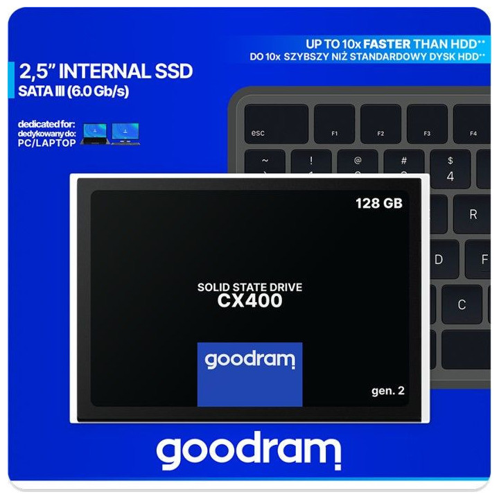 Dysk twardy GOODRAM CX400 Gen.2 128GB (SSDPR-CX400-128-G2)